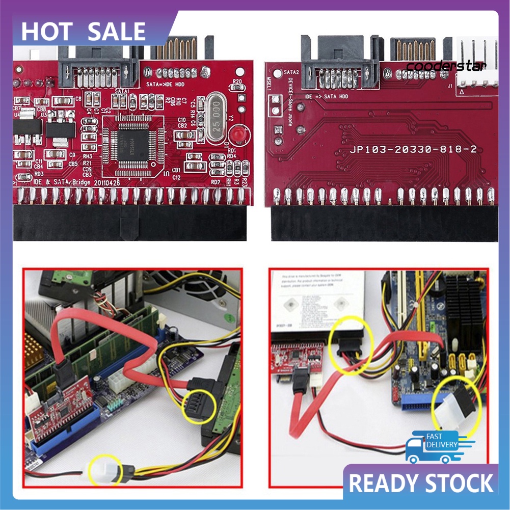 Cáp Chuyển Đổi Cood-Co 150mbps 2 Trong 1 Sata Sang Ide Cho Dvd / Cd / Hdd