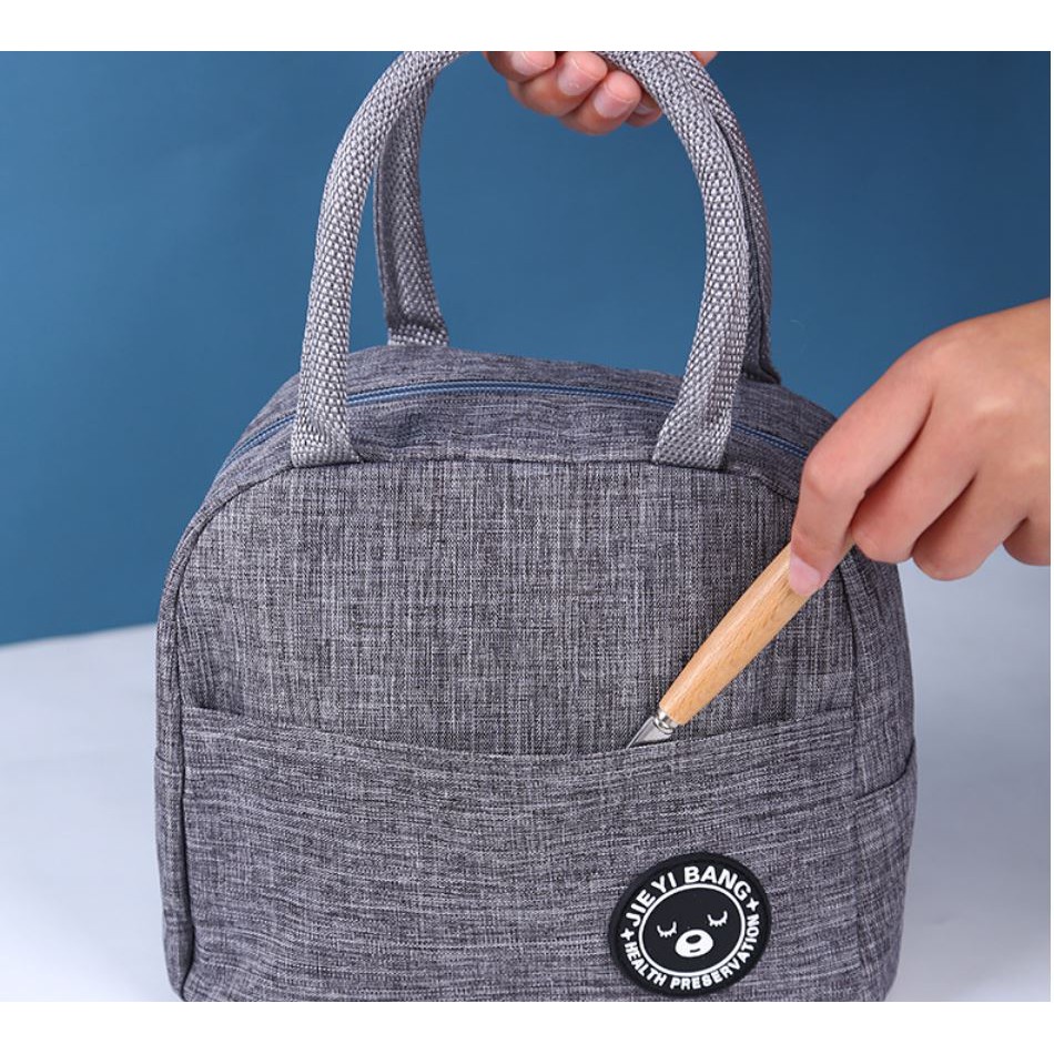 (MẪU 4) Túi giữ nhiệt đựng cơm và đồ ăn lót siêu dầy có quai xách tiện lợi KN STORE | BigBuy360 - bigbuy360.vn