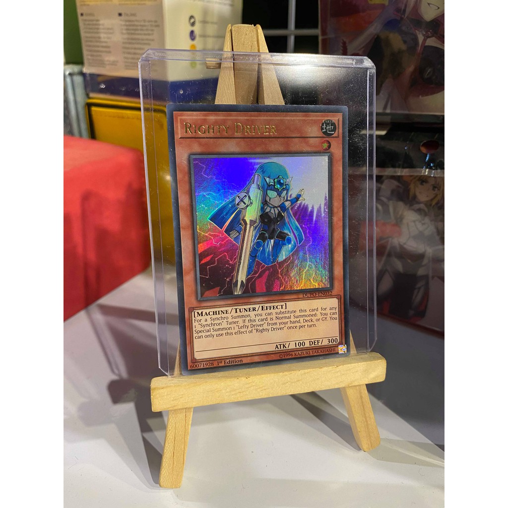 Lá bài thẻ bài Yugioh Righty Driver – Ultra Rare - Tặng bọc bài nhựa bảo quản