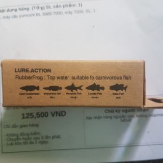 Mồi giả nhái hơi V4 Thái Lan