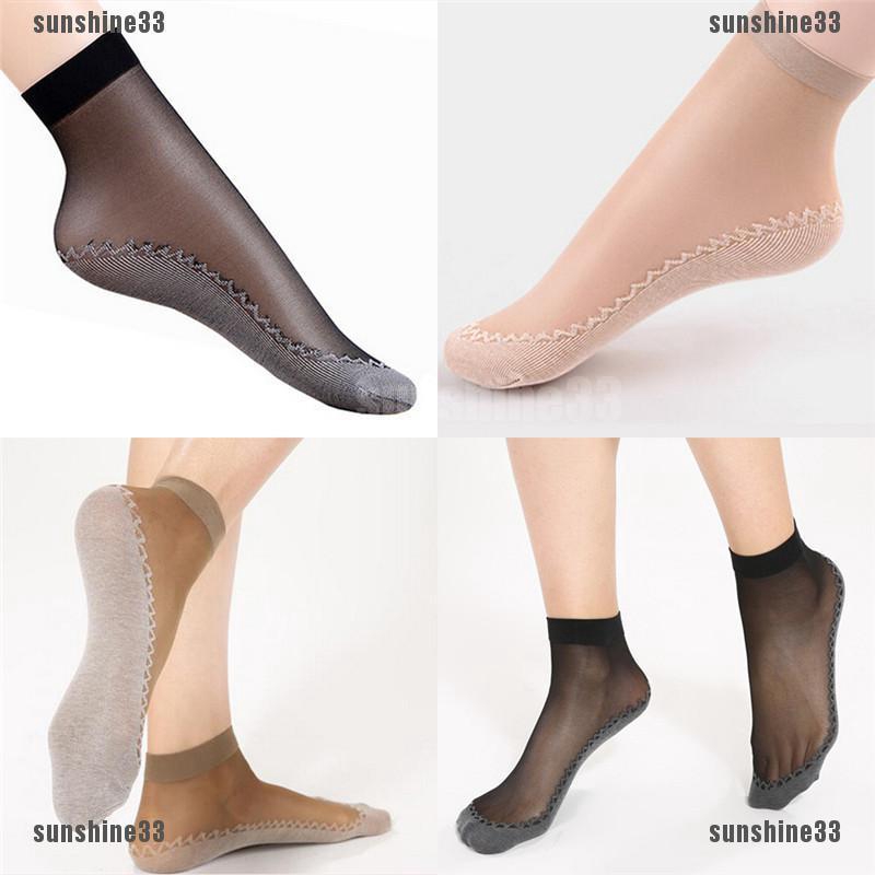 Set 5 đôi tất nữ mềm mại, chống trượt