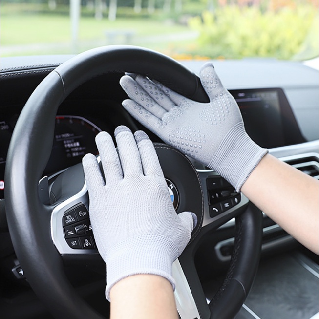 Găng Tay Gel Chống Nắng Chống Trượt Hấp Thụ Mồ Hôi Thoáng Khí Tiện Dụng