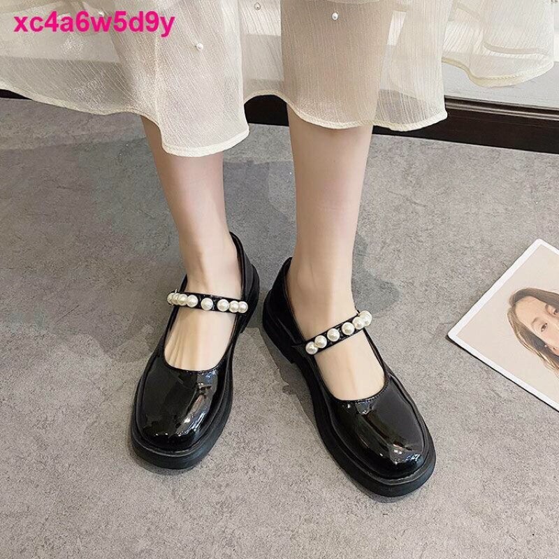 [Kèm ảnh thật] Giày bệt nữ, Giày doc da bóng quai ngang đinh ngọc cực hót | BigBuy360 - bigbuy360.vn