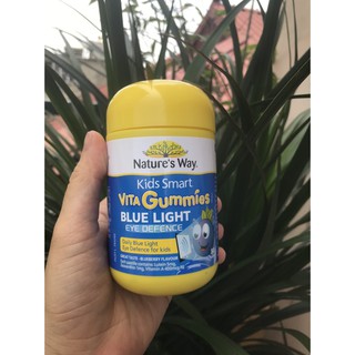 Kẹo hương dâu hỗ trợ bảo vệ mắt cho bé Nature’s Way Kids Smart Vita Gummies Blue Light Eye Defence
