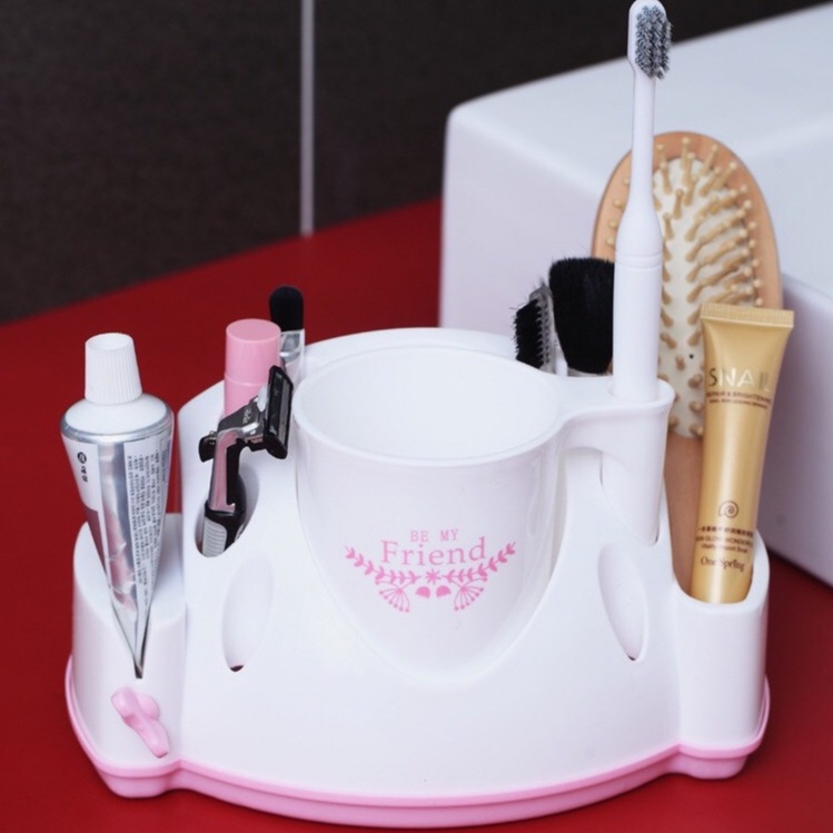 Đế Cắm Bàn Chải Tự Nặn Kem ĐR Kèm Ca Tiện Dụng  ❖ĐẾ CÀNG CUA❖