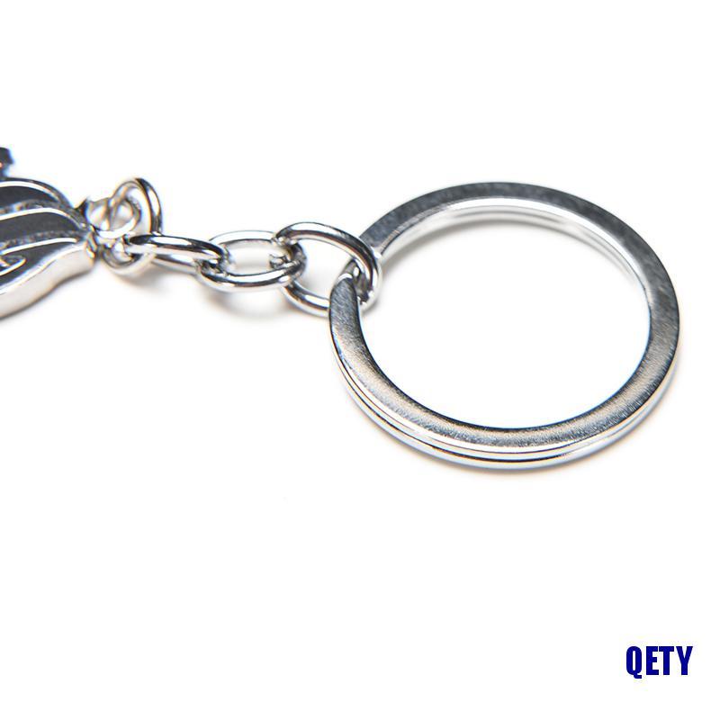 Móc khóa bạc họa tiết Anime Fairy Tail Natsu Guild độc đáo