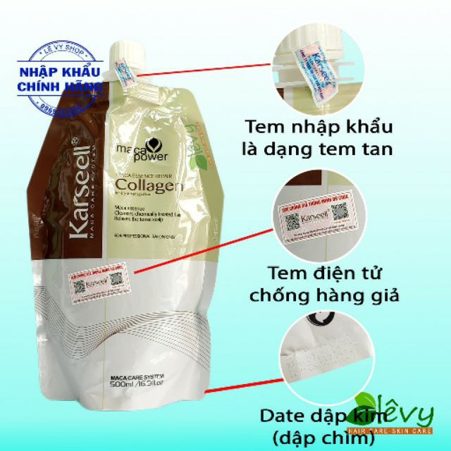 Hấp Ủ Tóc Collagen Karsell Hàng Loại 1 Đậm Đặc Thơm 500ml