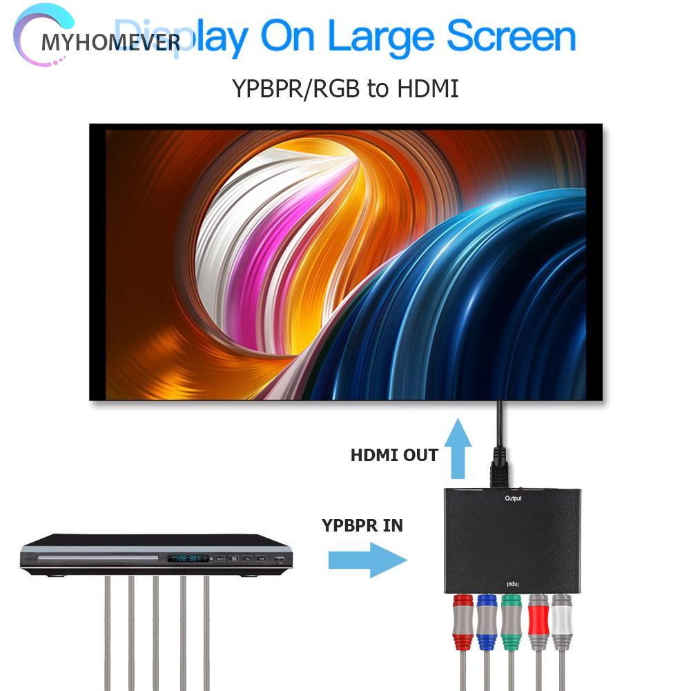 Bộ Chuyển Đổi Âm Thanh Video Từ Ypbpr Sang Hdmi 1080p