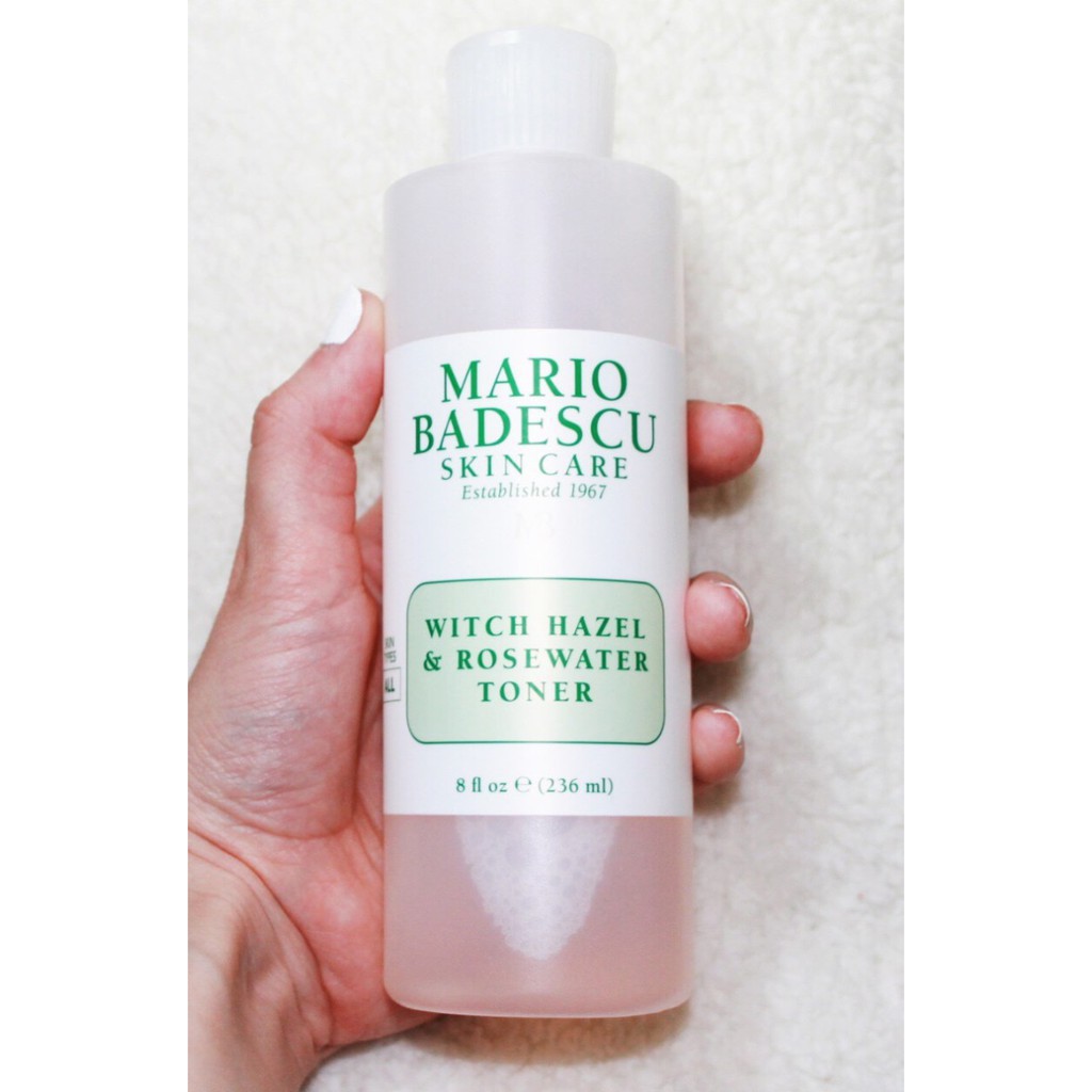 Nước Hoa Hồng Mario Badescu With Hazel & Rosewater 236ml