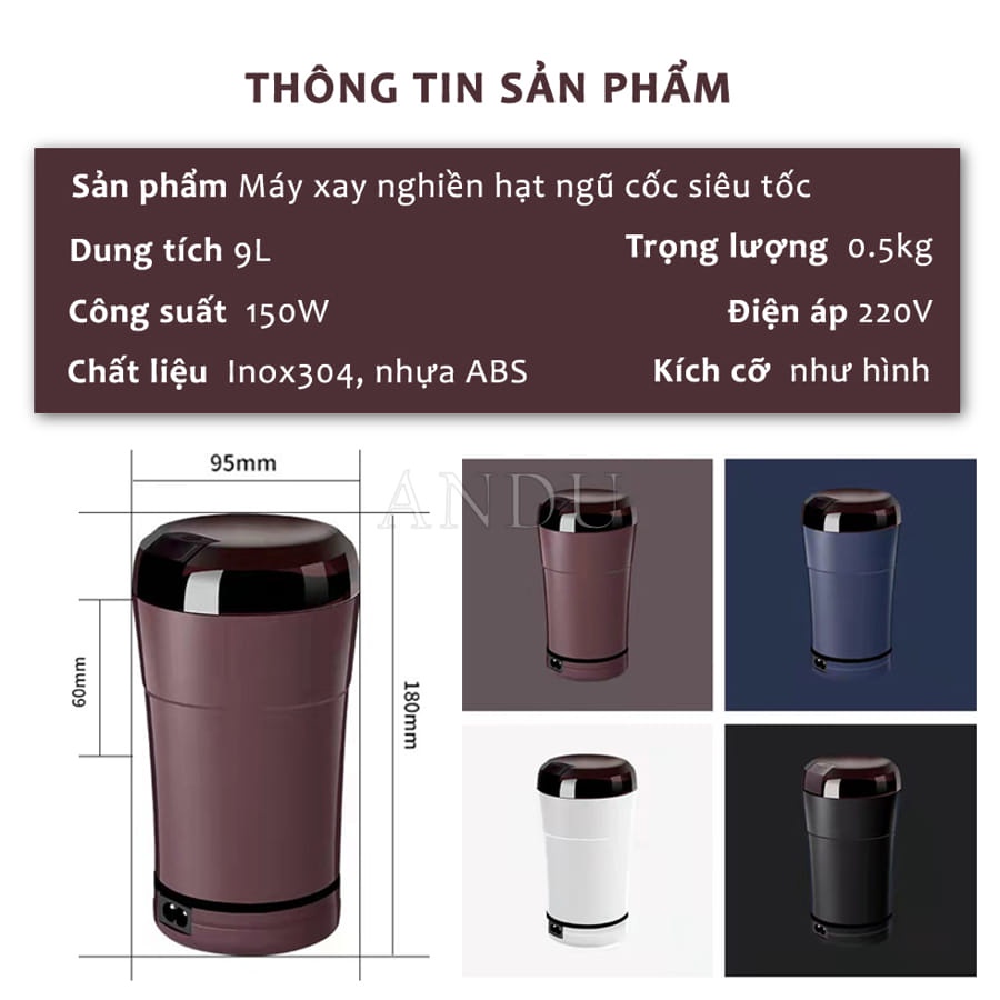 Máy Xay Cafe Mini Để Bàn, Dụng Cụ Xay Nghiền Cà Phê, Hạt Khô Tại Nhà Cao Cấp