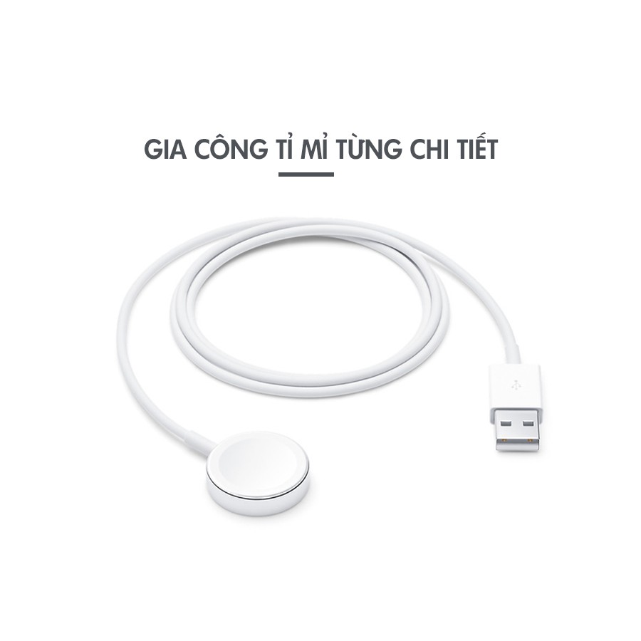 Dây Sạc Đồng Hồ Apple Watch, Cáp Sạc Apple Watch CHÍNH HÃNG Cổng USB - HÀNG ZIN BÓC MÁY, Bảo Hành 12 Tháng