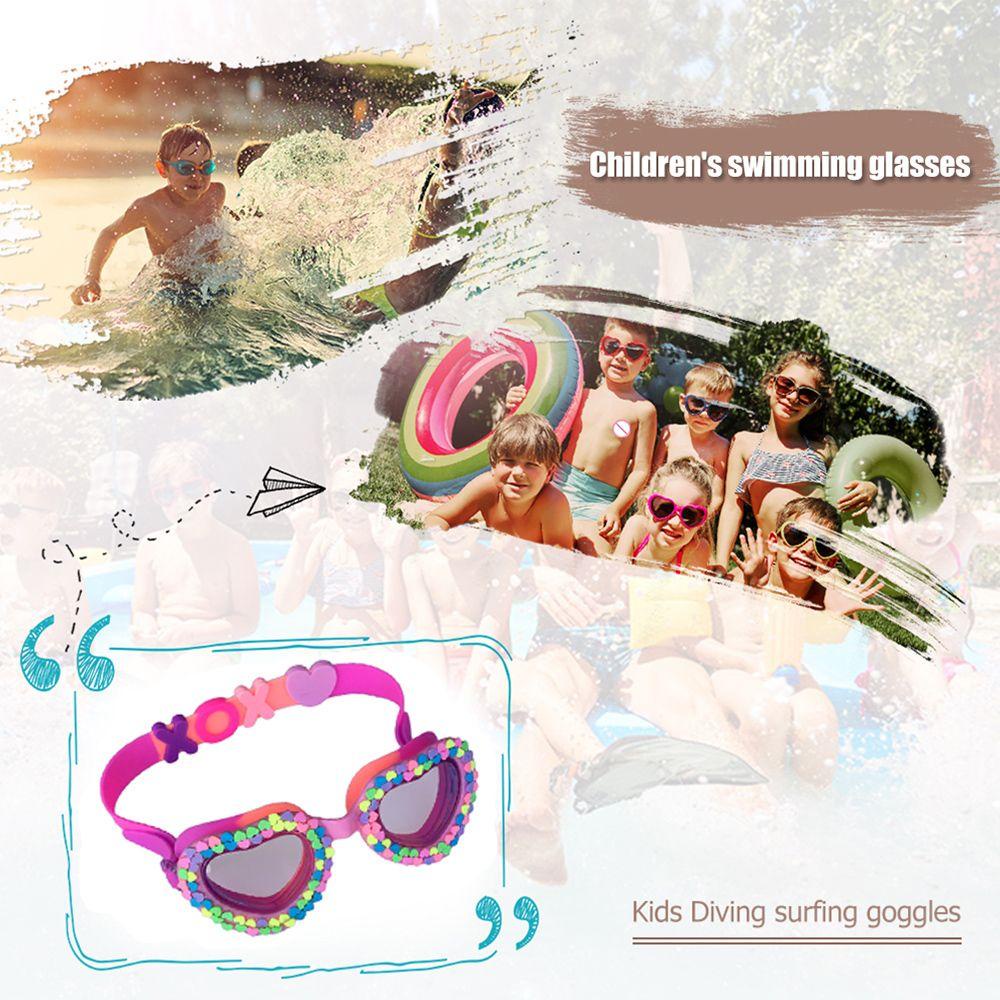 SHOUKEY Kính Bơi Thể Thao Chống Sương Mù Họa Tiết Hoạt Hình Đáng Yêu