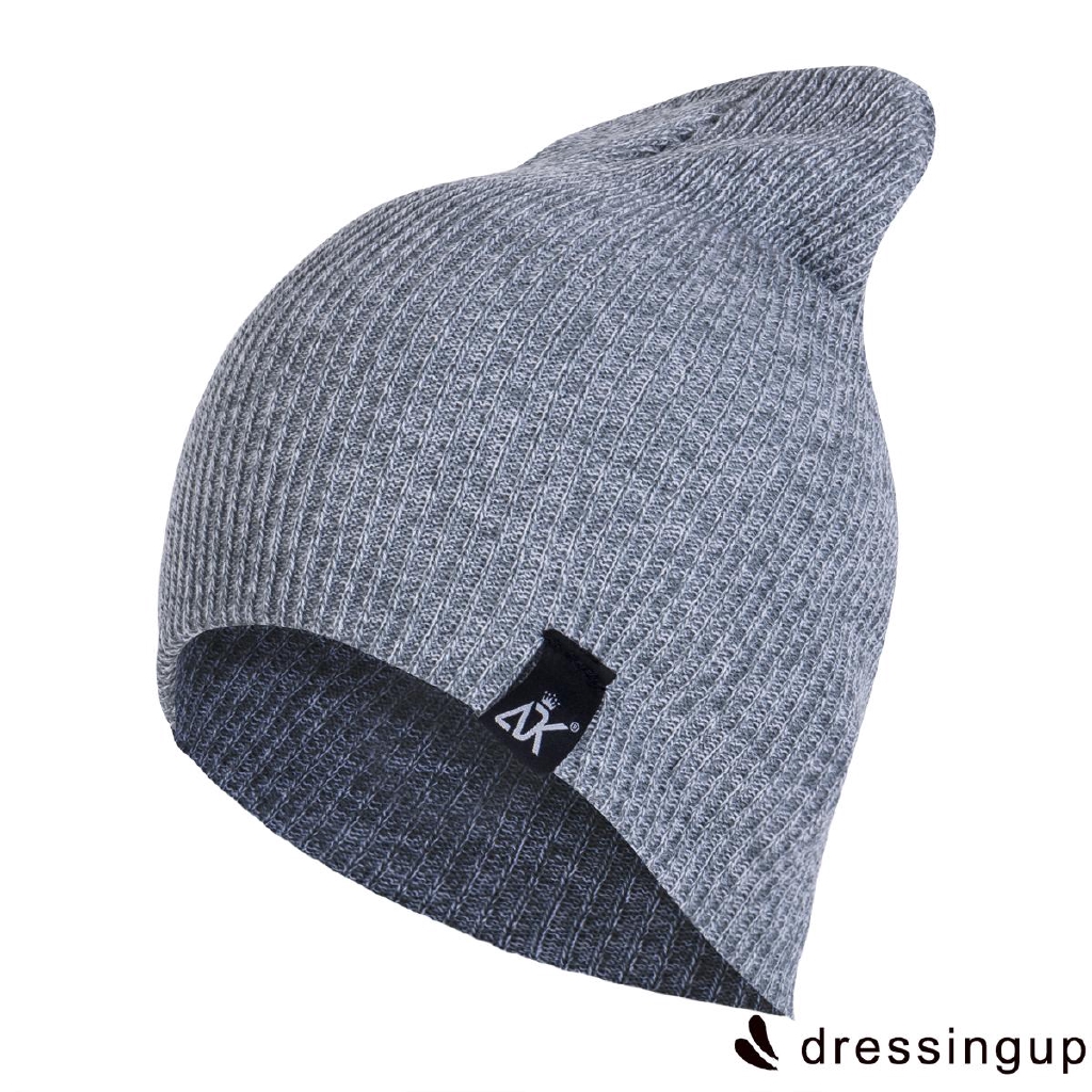 Mũ Len Trùm Đầu Unisex Màu Trơn Ấm Áp Thời Trang