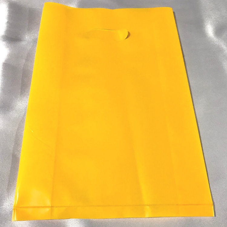 Túi nilon hột xoài PE màu vàng đẹp hàng loại 1 bóng dẻo 1kg (nhận in túi nilon theo yêu cầu- free thiết kế)
