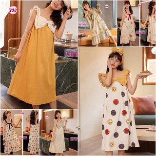 Váy Ngủ 2 dây bản to Z33 ( vải thun)