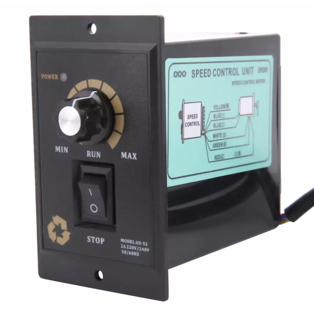 Bộ điều khiển tốc độ động cơ 300W Bộ điều khiển điều chỉnh chính xác AC 220V Bộ điều khiển tốc độ động cơ chuyển tiếp và