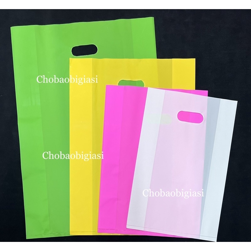 {1kg/size} Túi HD xoài màu (Túi nhám), túi xoài giá rẻ đựng quần áo, phụ kiện đủ màu đủ size  (sp y hình)