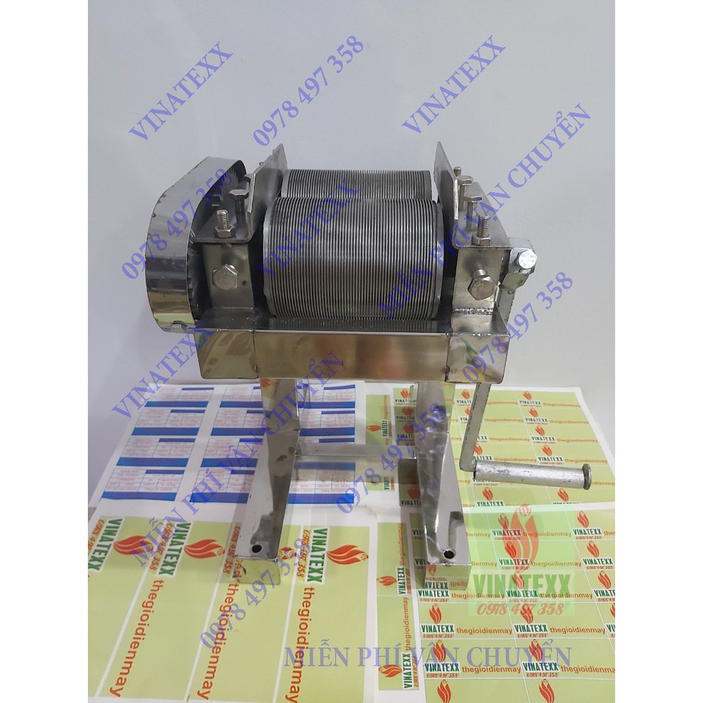 MÁY THÁI BÌ LỢN LÀM NEM CHẠO, MÁY CẮT DA HEO INOX 304