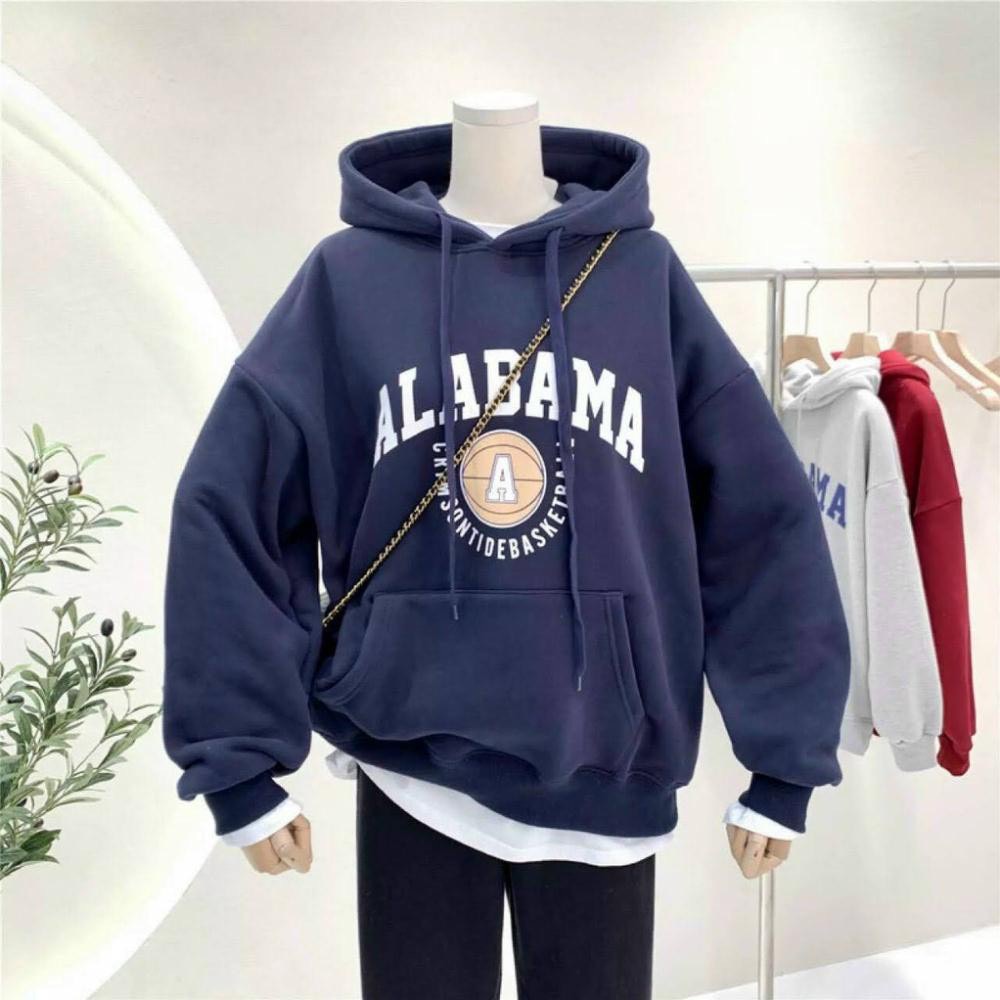 Áo hooddie form rộng in hoạ tiết trẻ trung dáng unisex chất dày dặn mũ 2 lớp - A7