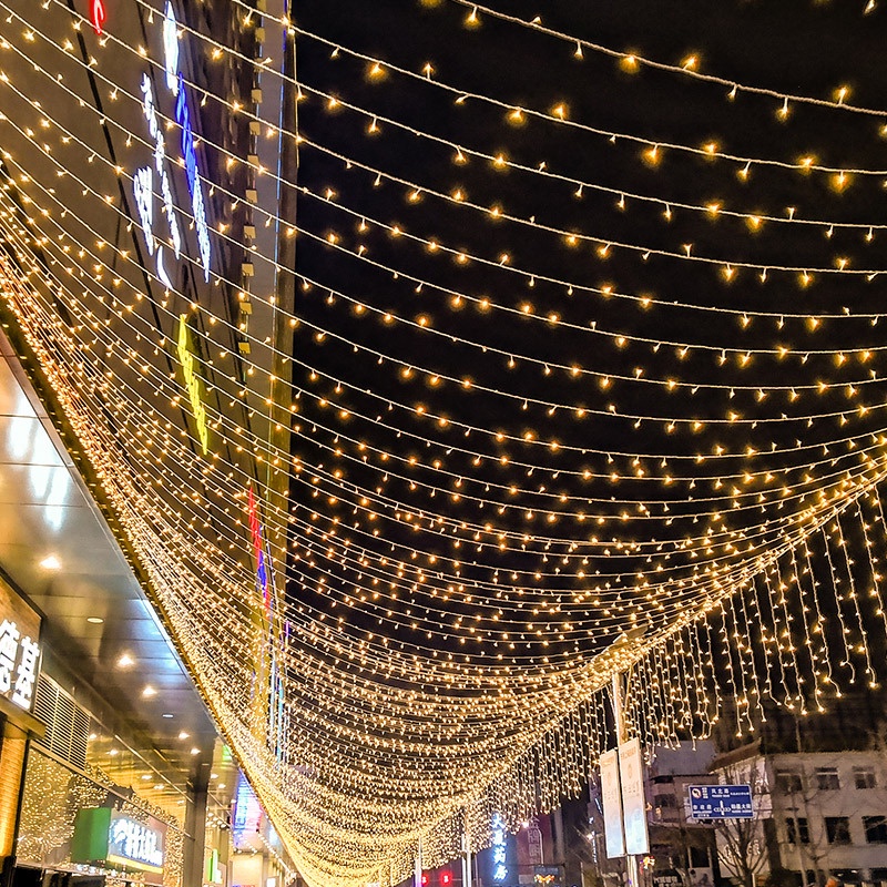 Dây led vàng không nháy 5M. 7M dùng để trang trí thảm vải, nhà cửa, tiệc, giáng sinh, Noel, đèn led decor phòng siêu đẹp