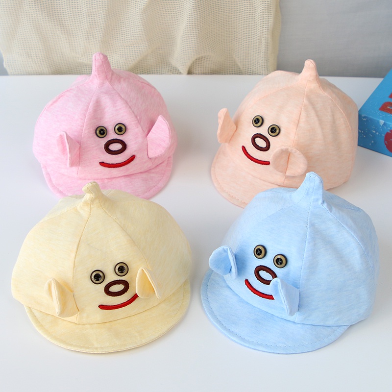 Mũ bucket In Họa Tiết Hươu Hoạt Hình Dễ Thương Có Thể Điều Chỉnh Cho Bé