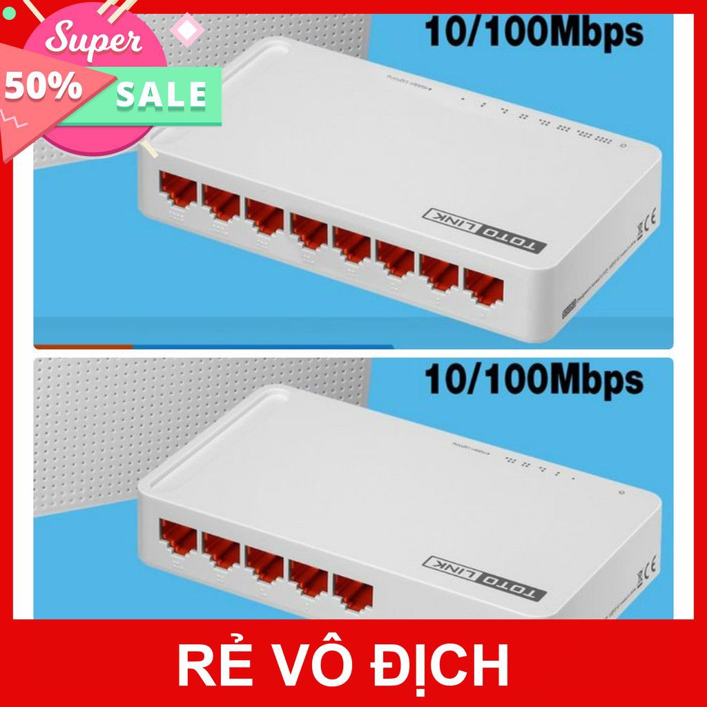 [XÃ KHO] BỘ CHIA MẠNG SWITCH (HUB) TP-LINK 5 PORT, 8 PORT GIGABIT (1.0Gbps) [HCM]