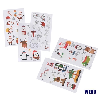 Bộ 10 hình xăm dán dạ quang độc đáo cho dịp giáng sinh
