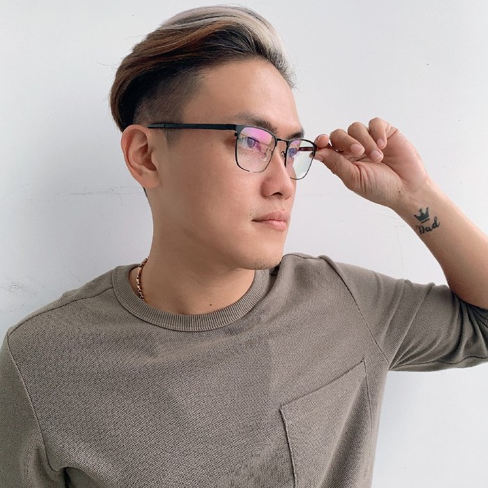 Gọng kính vuông hợp kim siêu nhẹ OURESS J7704 cực nhẹ nam tính