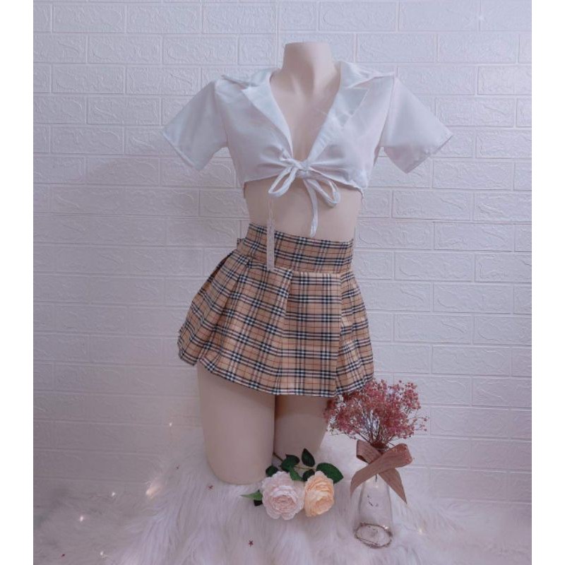 đồ hóa trang học sinh nữ sinh thư ký buộc dây gợi cảm | BigBuy360 - bigbuy360.vn