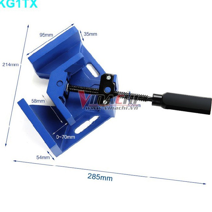 NGHỀ MỘC KẸP GÓC VUÔNG 1 TAY XANH - 1 CÁI