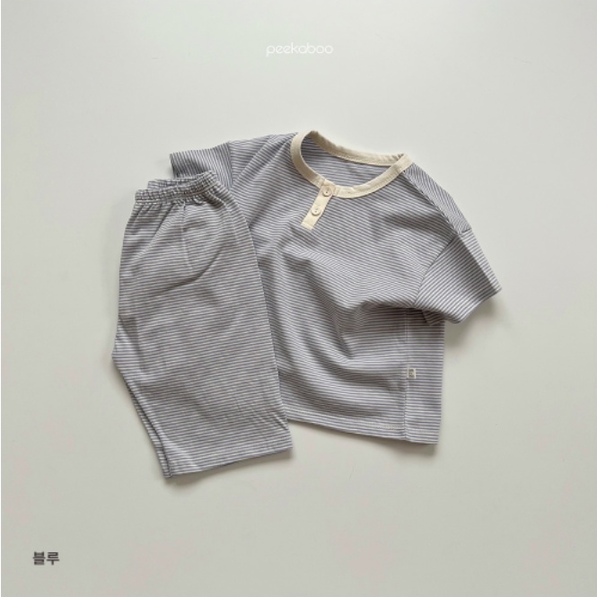 Bộ tay lửng cho bé Peekaboo Bong Bong - Made in Korea