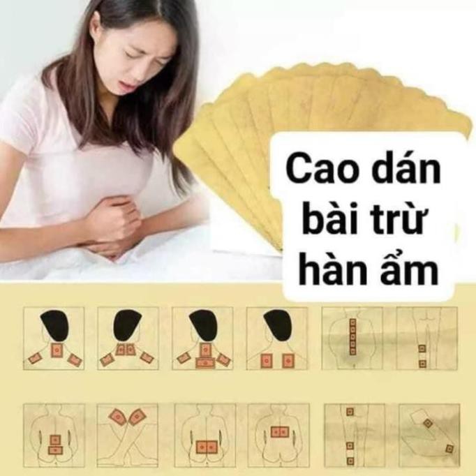 [GIÁ RẺ Mua 10 tặng 5) CAO DÁN NGẢI TRỊ ĐAU MỎI XƯƠNG KHỚP HÀN ẨM CAO CẤP