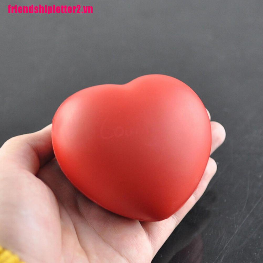 1 Quả Bóng Cao Su Đàn Hồi Hình Trái Tim Giảm Căng Thẳng