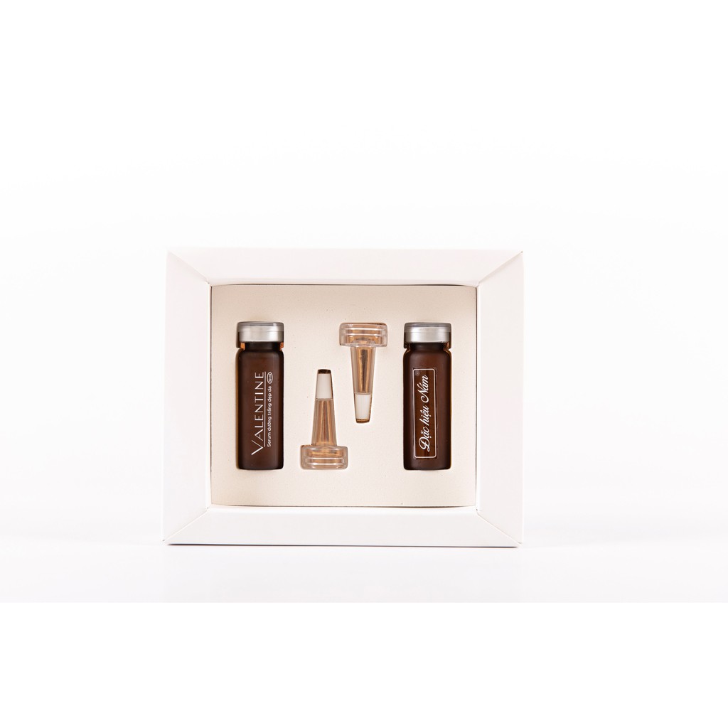 Combo 2 Serum dưỡng trắng đẹp da Valentine hộp 2 lọ x 10 ml - Sao Thái Dương