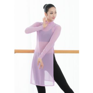 Áo voan múa dáng dài