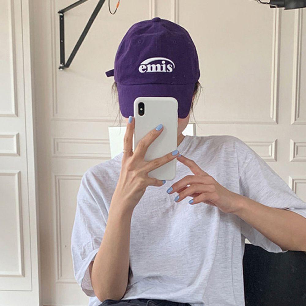 Mũ Lưỡi Trai Chất Liệu Cotton Chống Nắng Màu Sắc Thời Trang Cho Nữ