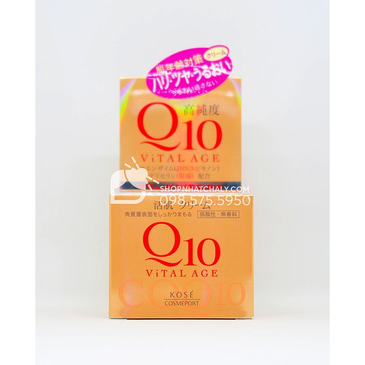 Kem dưỡng da chống lão hoá Kose Coenzyme Q10 Vital Age 40g Nhật