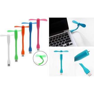 Quạt Usb Mini 2 Cánh Rời Siêu Mát Cổng Usb(GIAO MÀU NGẪU NHIÊN)