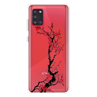 Ốp lưng Samsung A31 mẫu hoa va cây