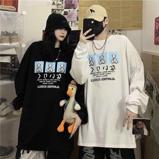 Áo thun tay dài Unisex Biee 💕[SP bán chạy nhất] 💕Áo phông form rộng phong cách Unisex - BD12603