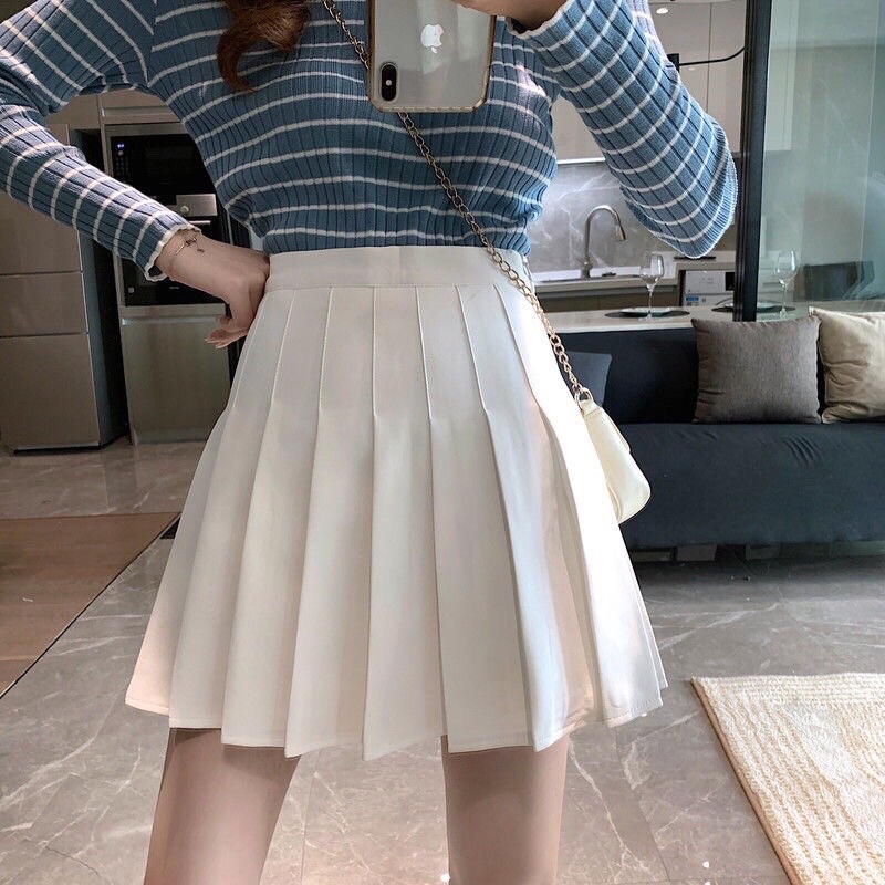 Chân váy ngắn xếp hai lớp hàng QC ( kèm hình thật) | BigBuy360 - bigbuy360.vn