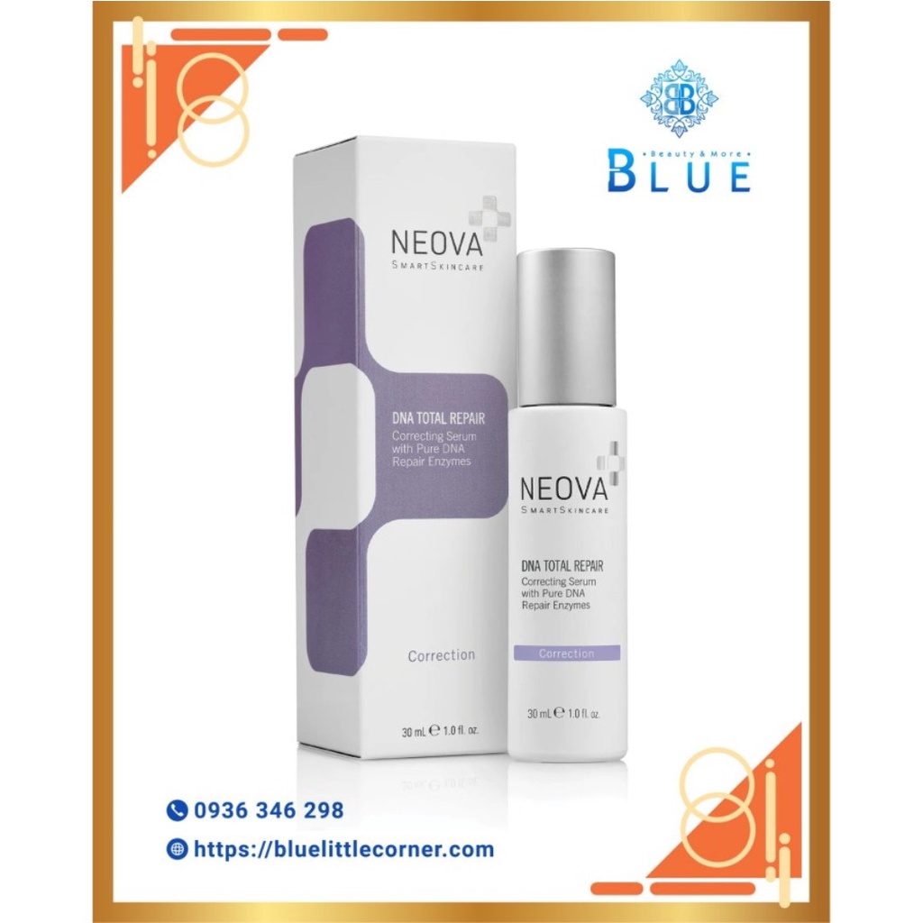 Serum sửa chữa DNA chống lão hóa, phục hồi, làm đều màu da Neova DNA Total Repair 30ml