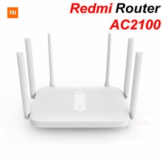 Bộ định tuyến Xiaomi Redmi AC2100 2.4GHz 5GHz 2033Mbps Gigabit 6 Anten CPU lõi kép 128MB Hỗ trợ 128 thiết bị