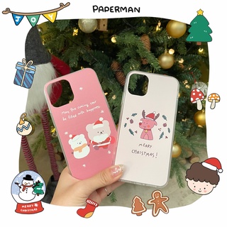 Ốp iphone full viền in hình noel đáng yêu