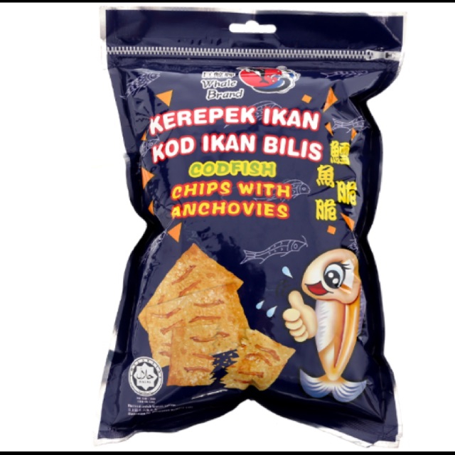 Cá tuyết sấy với cá cơm WhaleBrand 70g
