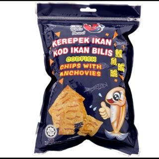 Cá tuyết sấy với cá cơm WhaleBrand 70g