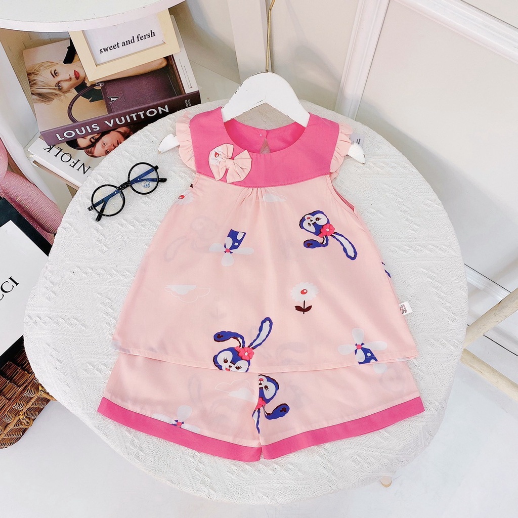 Bộ lanh lụa loại đẹp Bb angel cho bé từ 9-20kg BẢNG MÀU 1 MẪU 2022