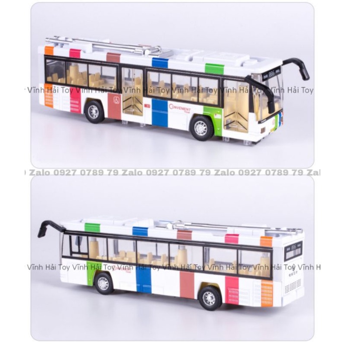 Xe bus vui vẻ, đồ chơi xe bus mô hình , love bus, xe có đèn và âm thanh vui vẻ.