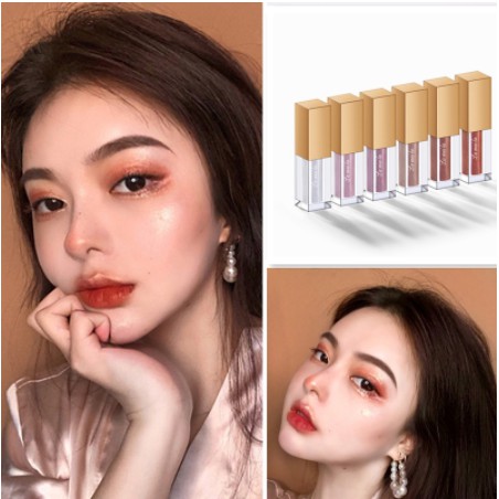 (Hàng Mới Về) Phấn Mắt Dạng Lỏng Màu Sắc Long Lanh Quyến Rũ
