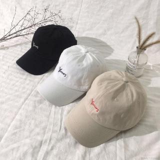 Women Cotton Casual Comfortable Soft Summer Spring Letter Embroidery Print Baseball Hat Cap